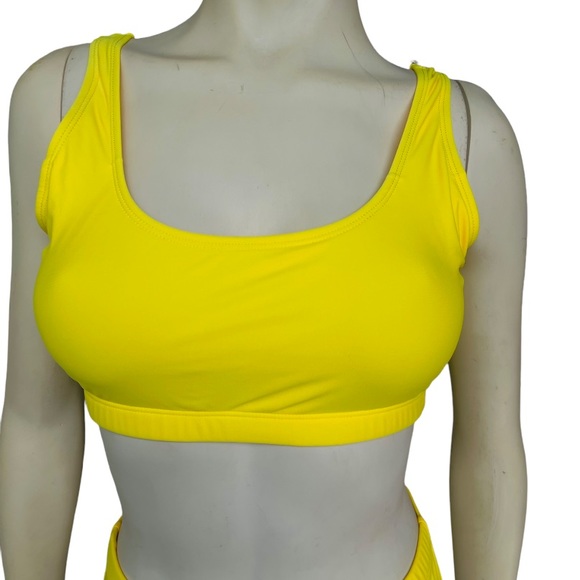 Yellow High Waist Bikini Women’s Swimsuit Set - Picture 5 of 7